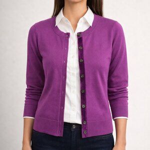 Banana‎ Republic – Extra-Fine Merino Wool Button-Front Cardigan
